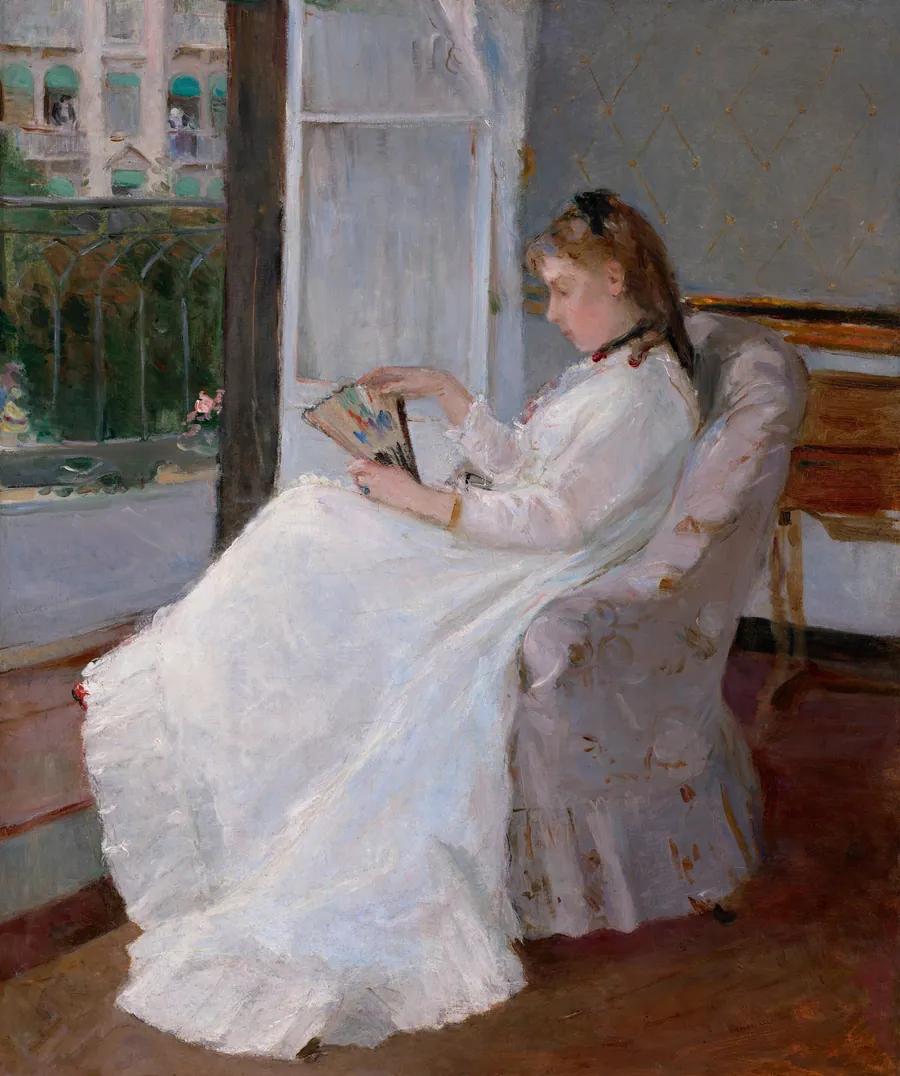 The Artist's Sister at a Window by Berthe Morisot