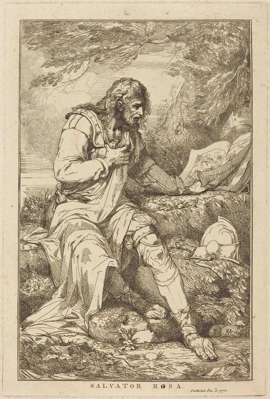 Salvator Rosa by John Hamilton Mortimer