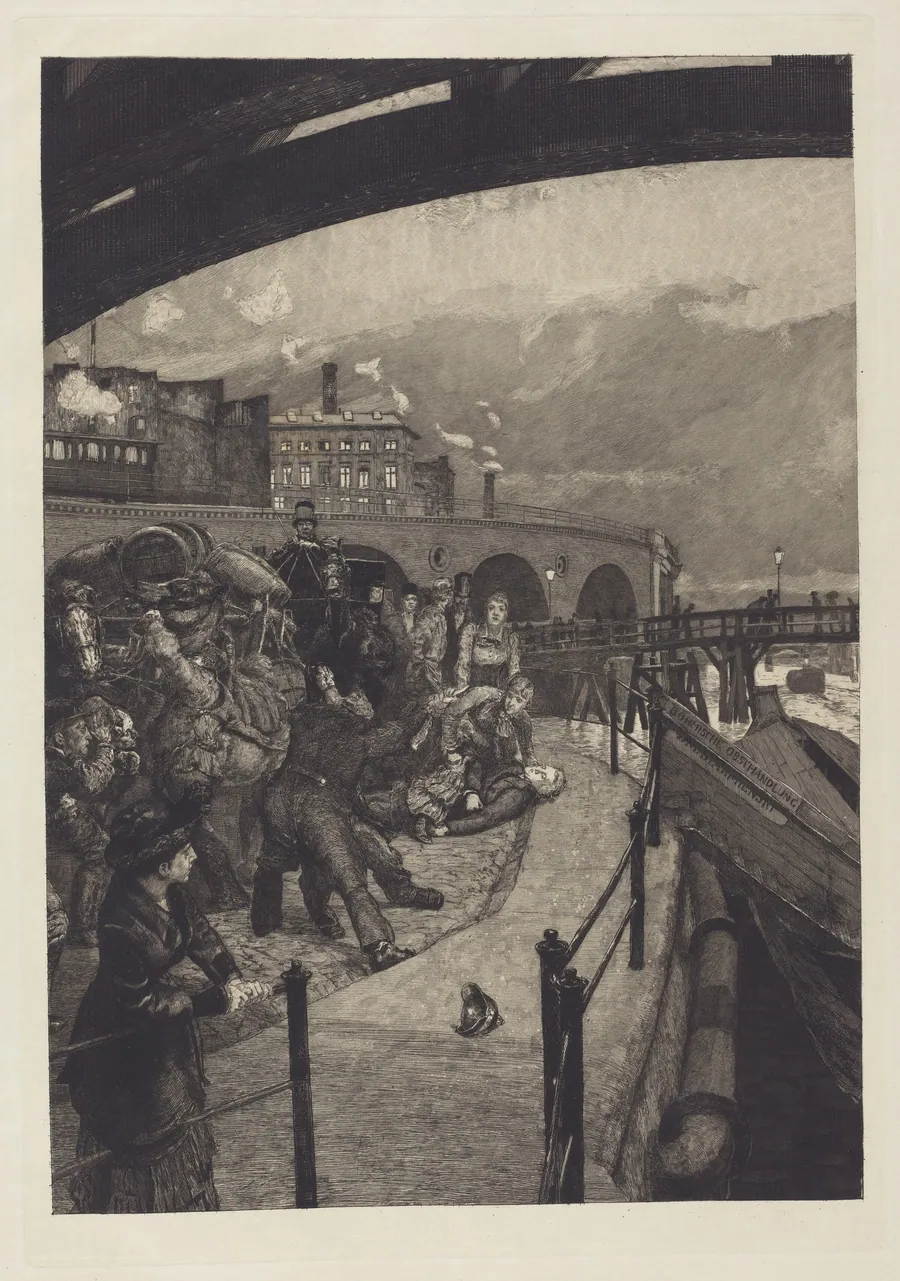 Ein Mord (A Murder) by Max Klinger