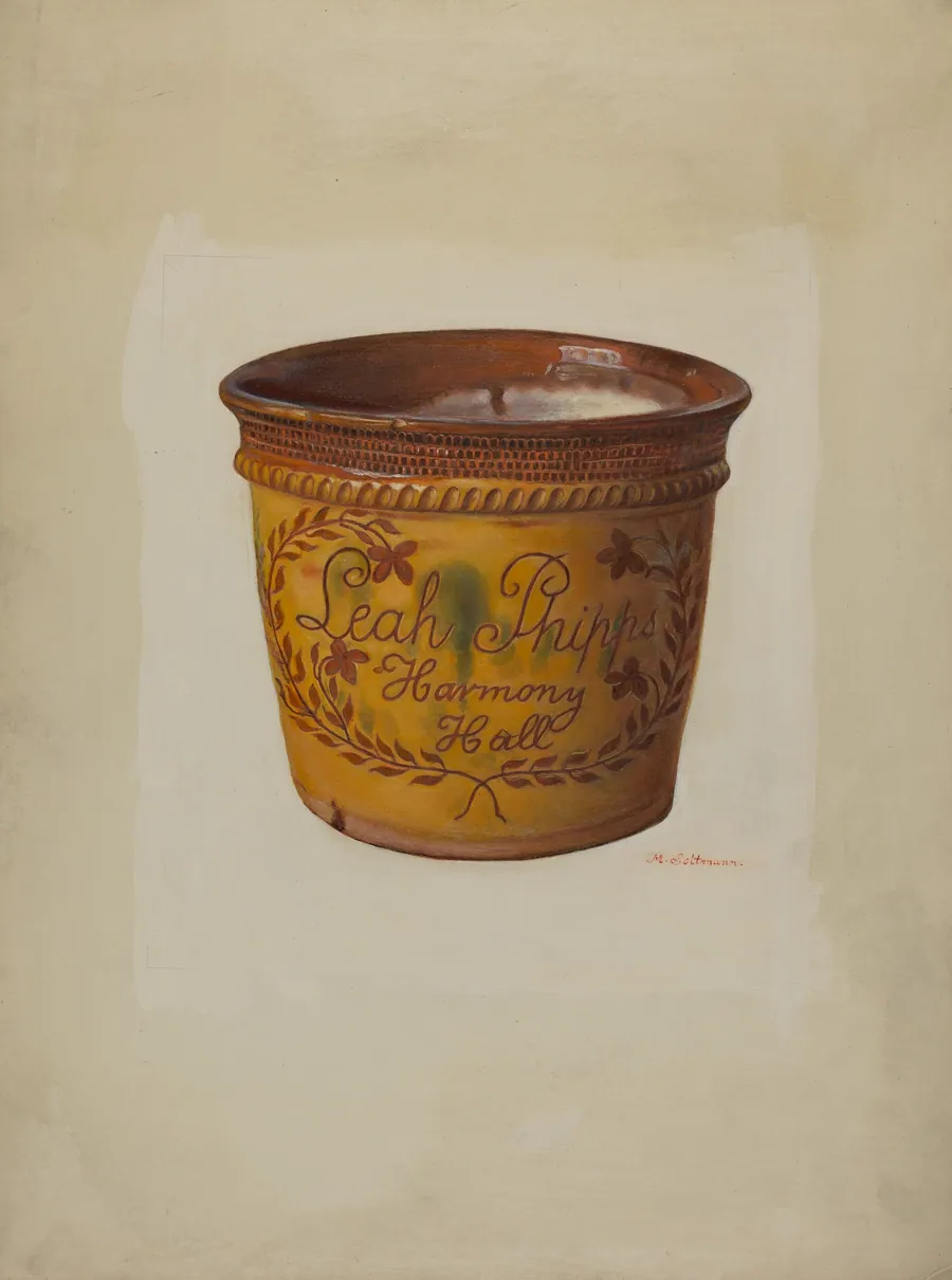 Pa. German Flower Vase by Max Soltmann