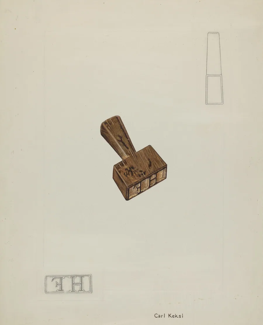 Wooden Stamp by Carl Keksi
