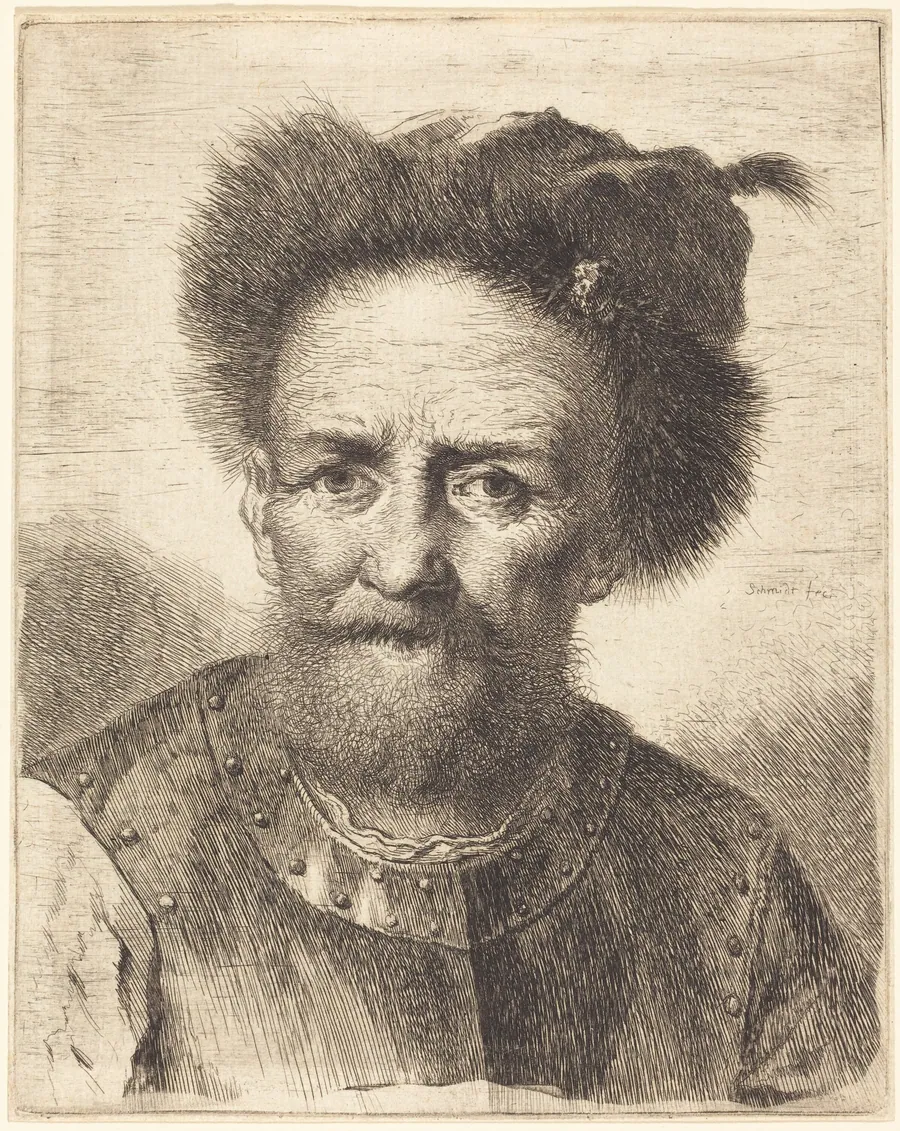 The Old Soldier by Georg Friedrich Schmidt