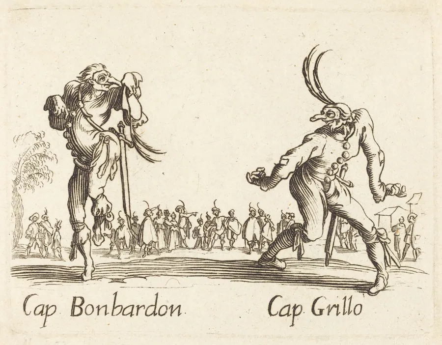 Cap. Bonbardon and Cap. Grillo by French 17th Century
