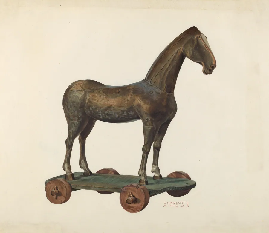 Toy Horse by Charlotte Angus