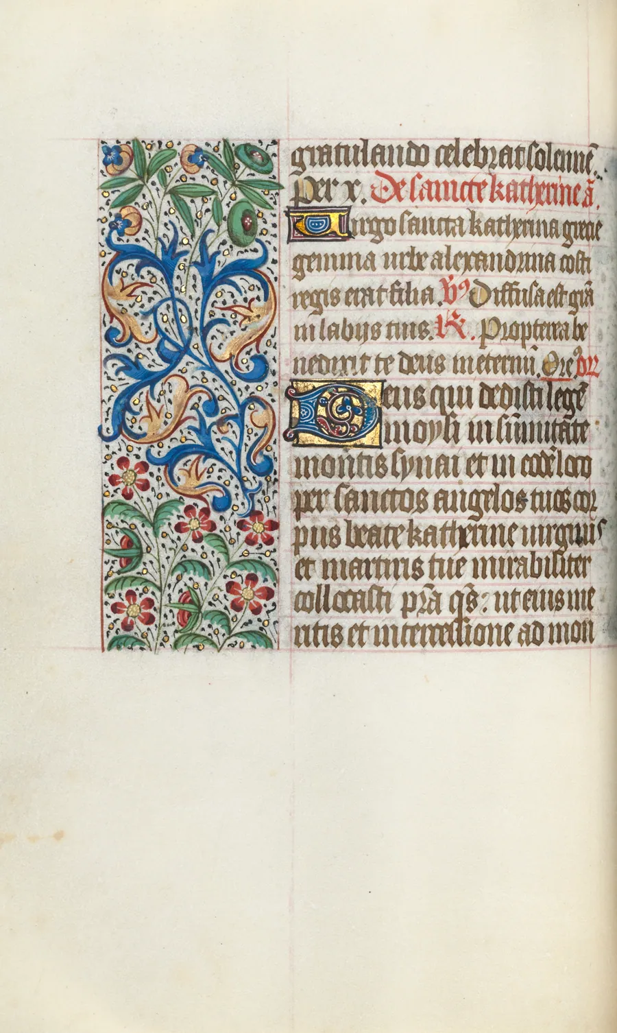 Book of Hours (Use of Rouen): fol. 53v by Master of the Geneva Latini