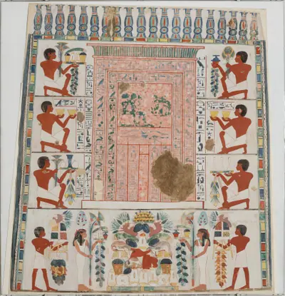 South Wall of Nakht's Offering Chapel