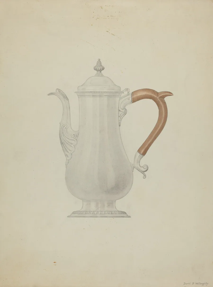 Silver Teapot by David P Willoughby