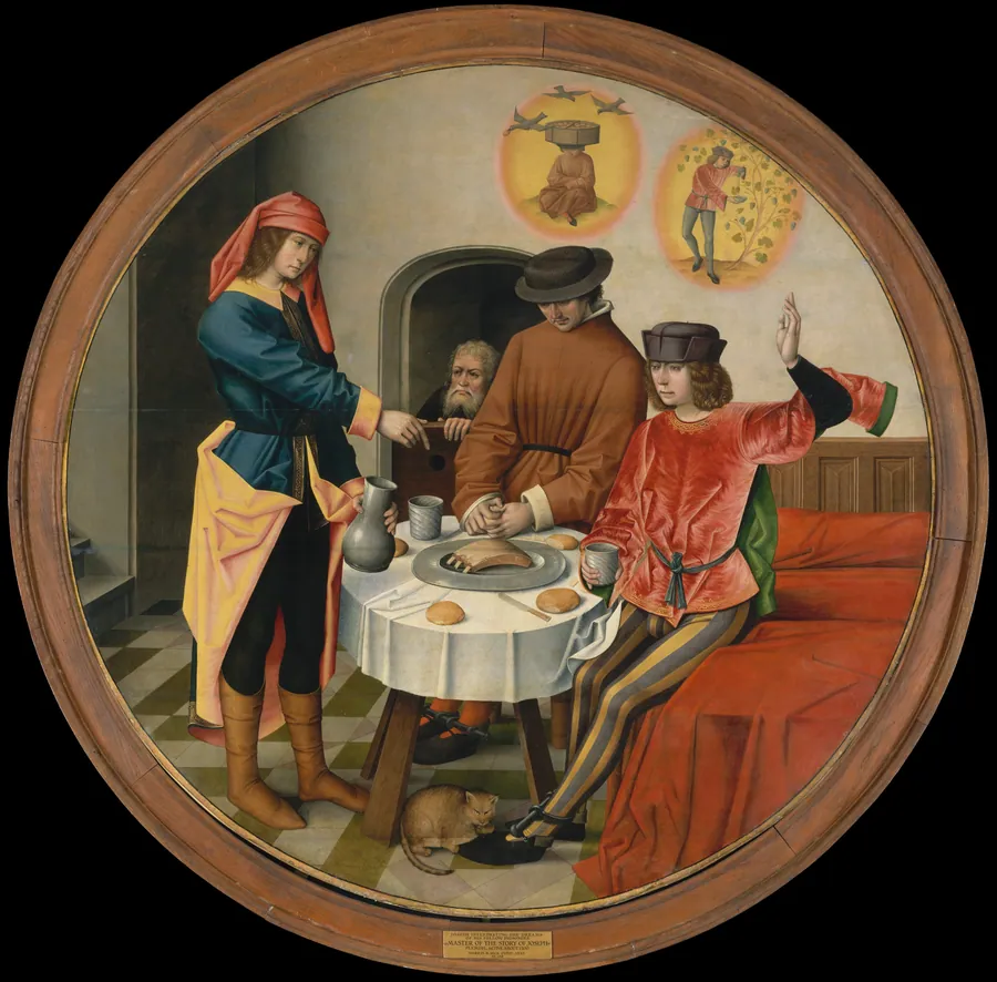 Joseph Interpreting the Dreams of His Fellow Prisoners by Master of the Story of Joseph