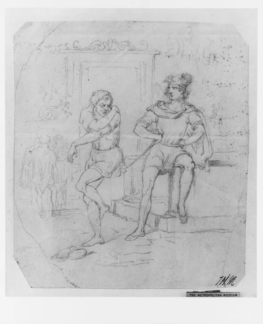 Scene from Literature (from McGuire Scapbook) by Tompkins Harrison Matteson