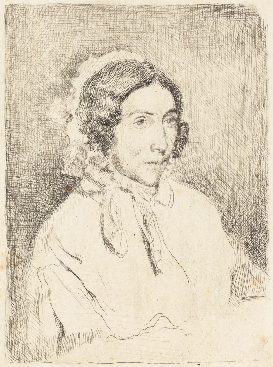 Woman in a Ruffled Cap (Dame agée) by Edgar Degas