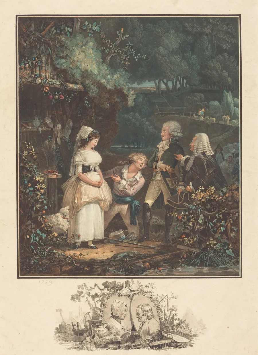 Annette et Lubin by Philibert-Louis Debucourt
