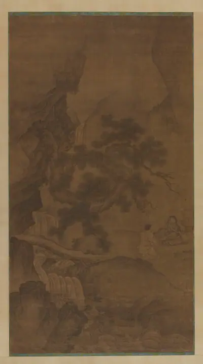 Discussing the Dao in the shade of pines 松陰論道圖