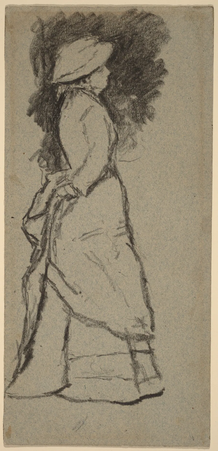 Standing Woman in Profile by Homer Dodge Martin