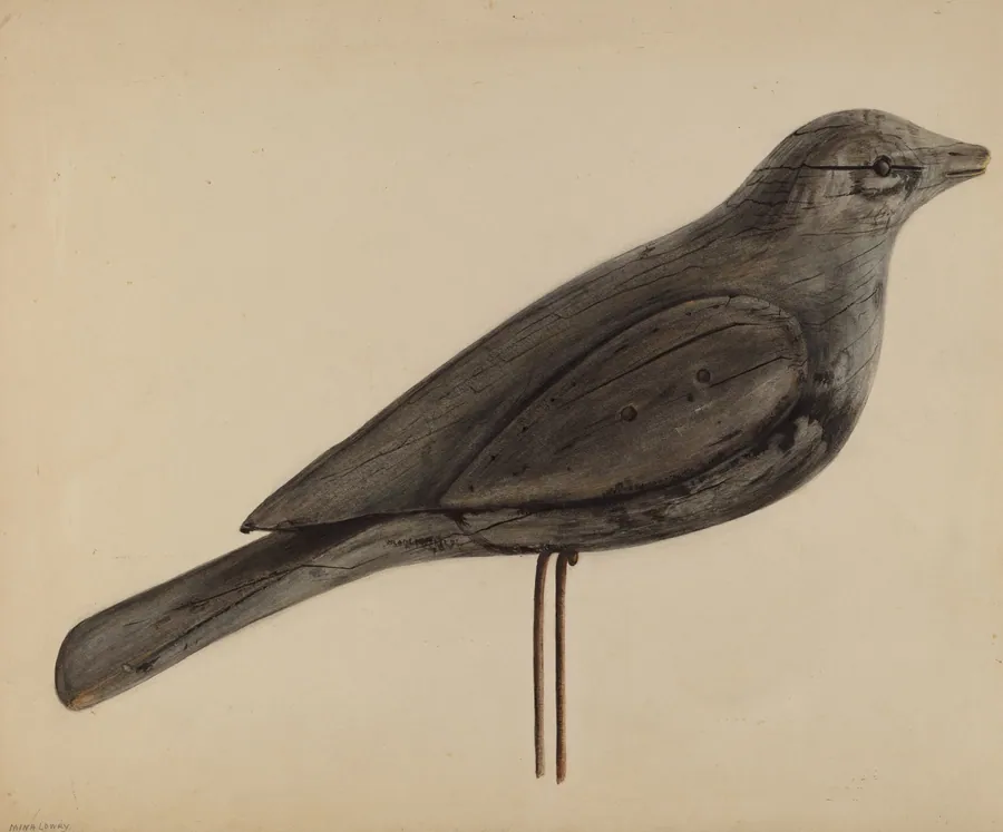 Decoy (Gull) by Mina Lowry