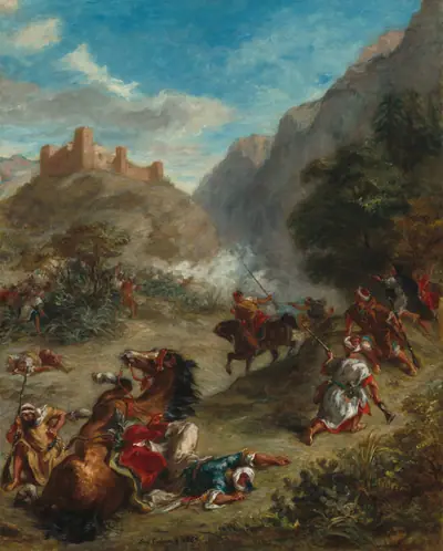 Arabs Skirmishing in the Mountains