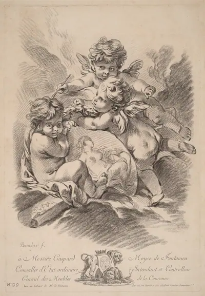 Allegory of Painting with Three Cherubs (99)