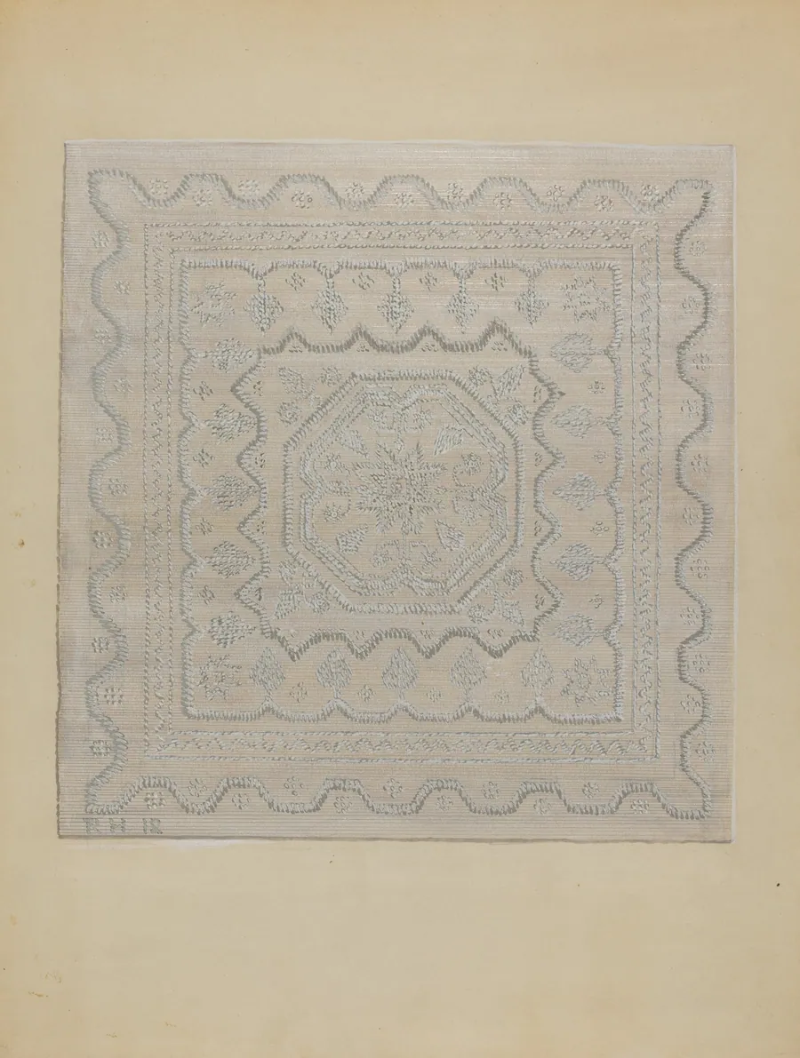 Candlewick Coverlet (Woven) by Jules Lefevere