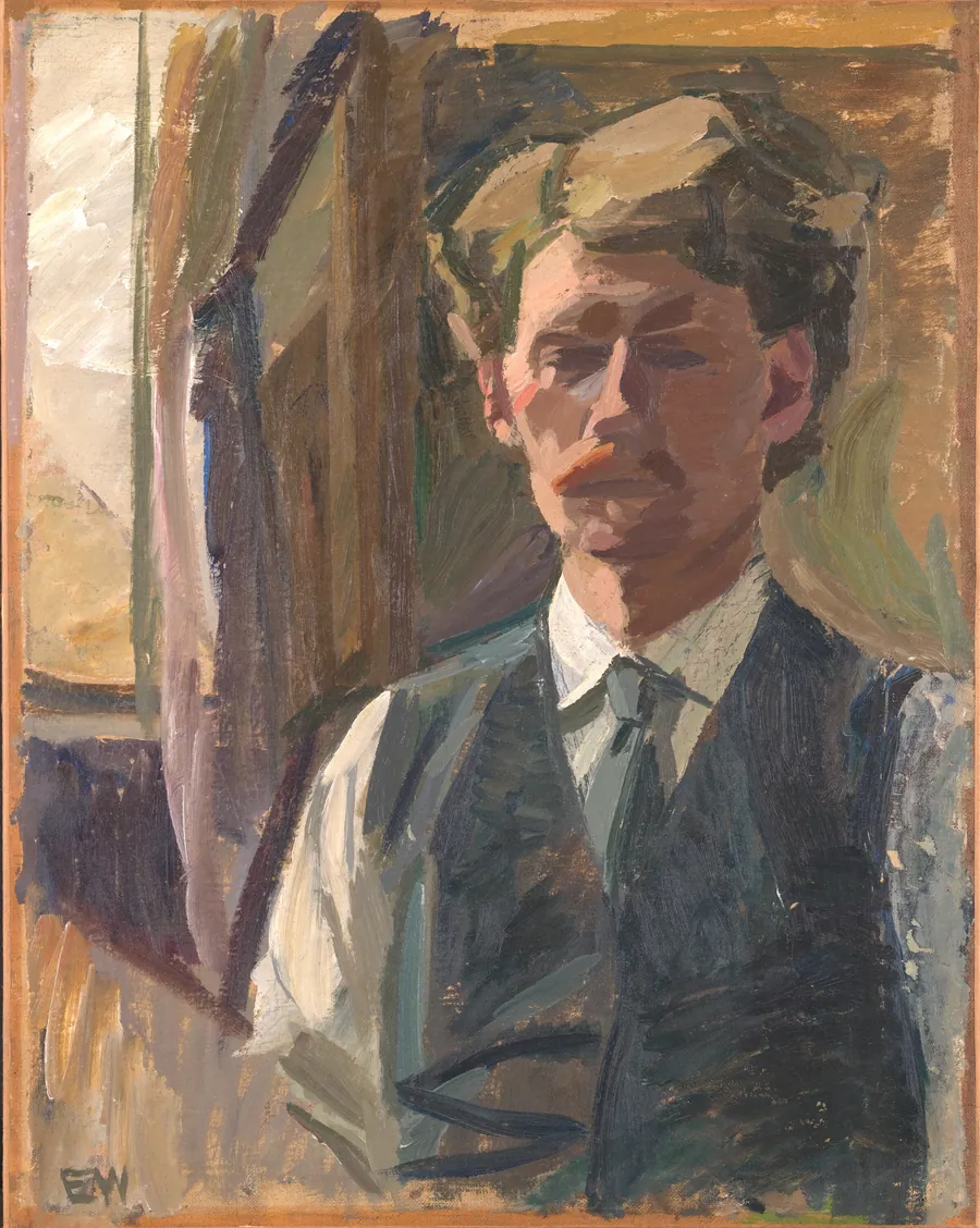 Selvportræt by Edvard Weie