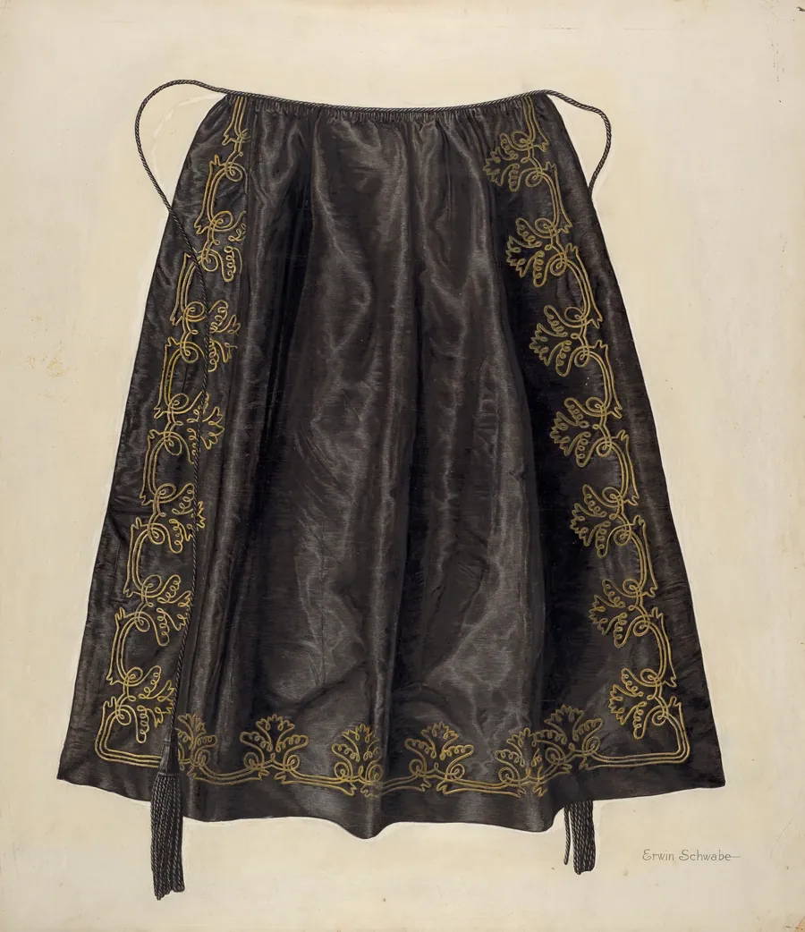 Silk Apron by Erwin Schwabe