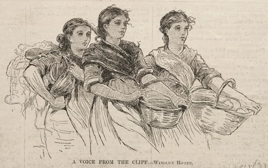 A Voice from the Cliff by Winslow Homer