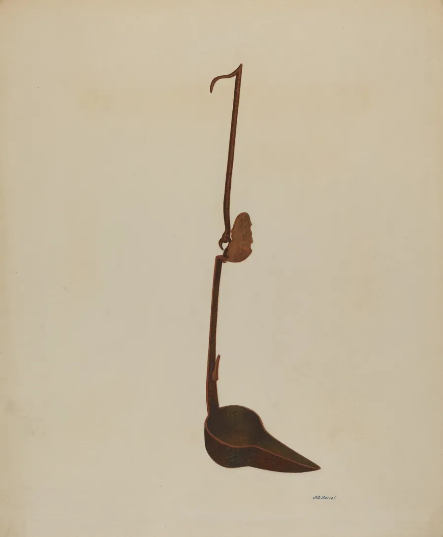 Oil Lamp by Alvin J. Doria