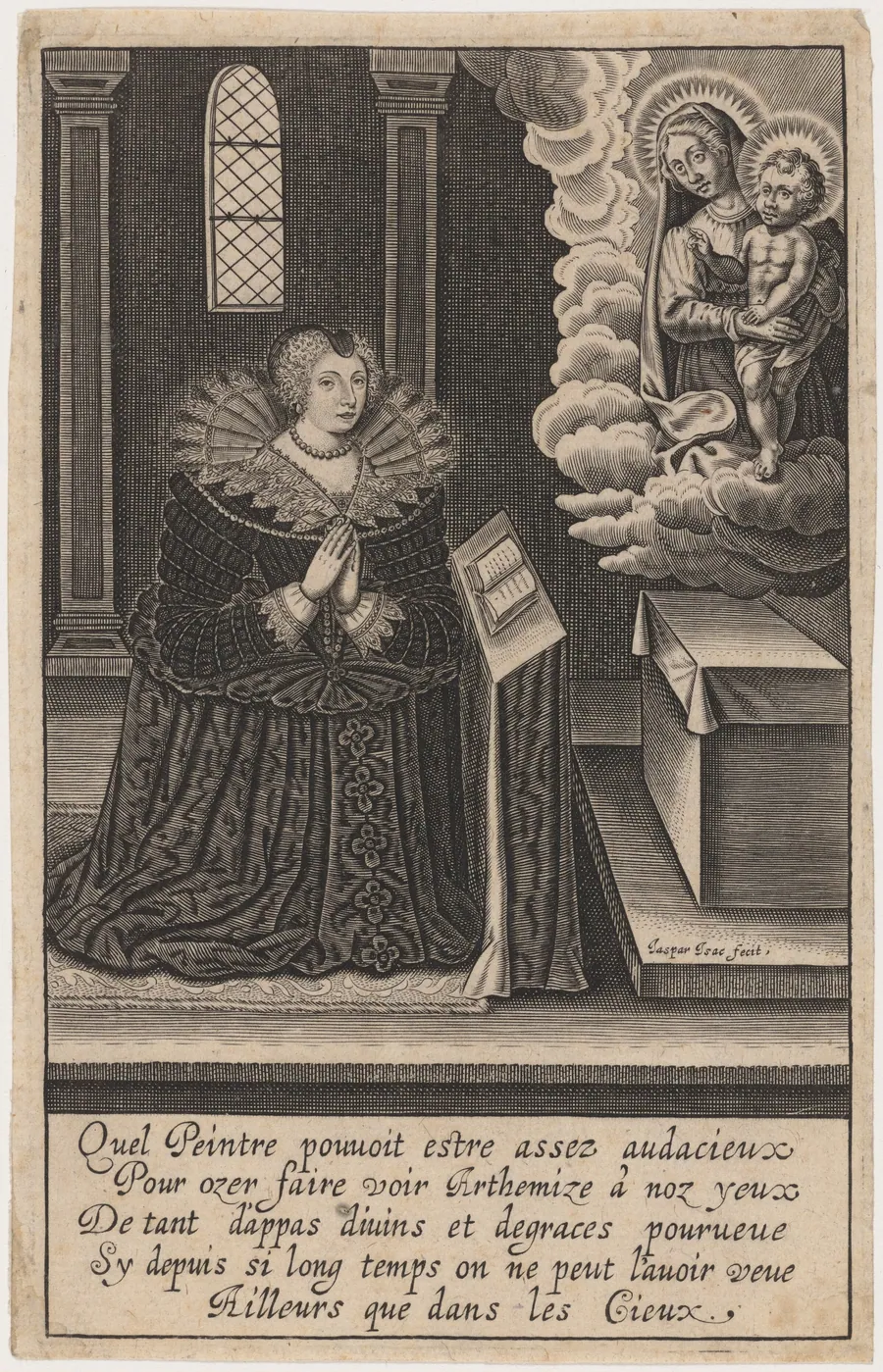 The Virgin Appearing to a Lady Penitent by Jaspar Isacsz
