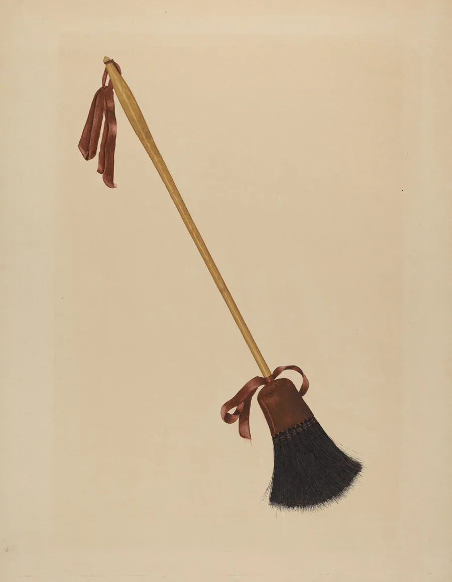 Long Handled Bristle Brush by Richard Barnett