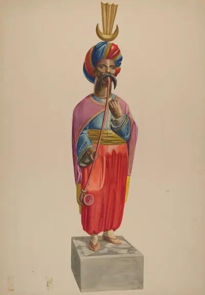 Cigar Store Figure: Turk