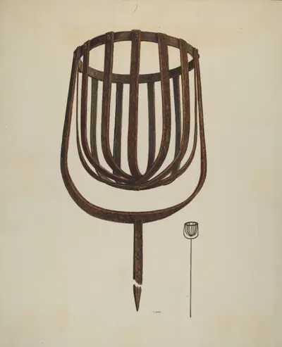 Pine Knot Flare Holder