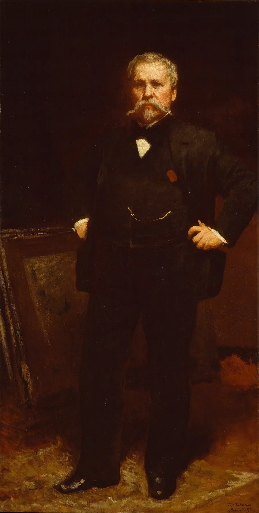 Self-Portrait by Eastman Johnson, American, b. Lovell, Maine, 1824–1906
