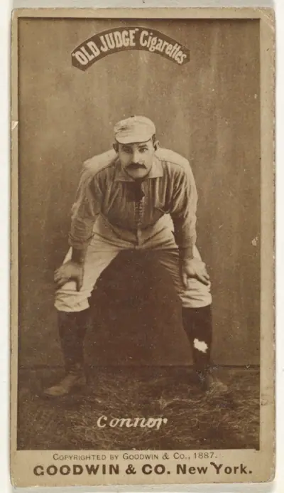 Roger Connor, New York Giants/Gothams, from the Old Judge series (N172) for Old Judge Cigarettes