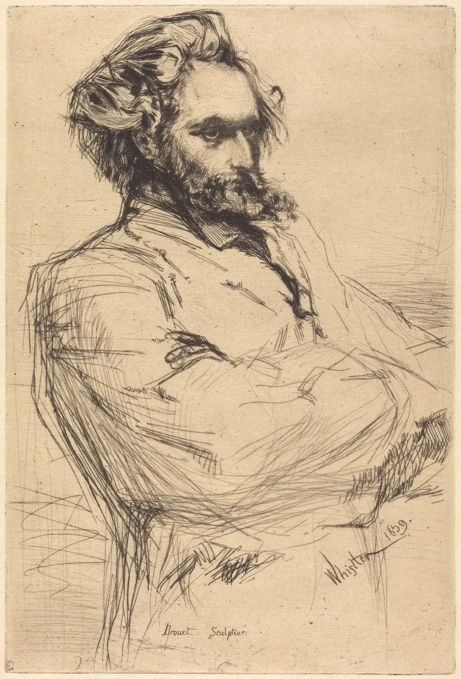 C. L. Drouet, Sculptor by James McNeill Whistler