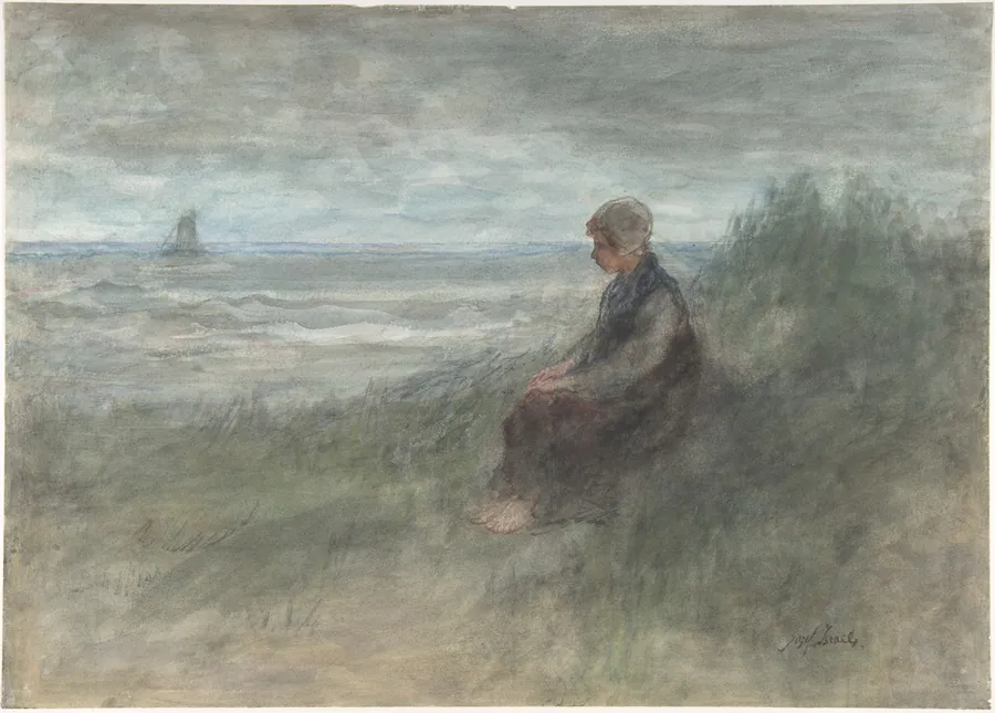 Girl in the Dunes by Jozef Israëls