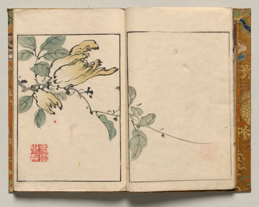 Buddha's Hand, Design Two from Shazanrō Picture Book by Tani Bunchō