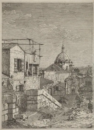 The House with the Inscription [left]