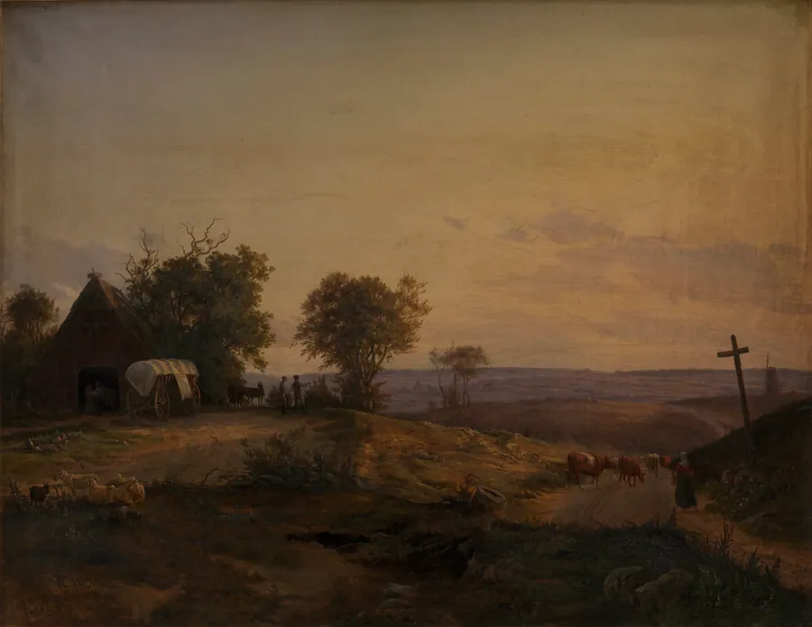 Parti af egnen ved Segeberg by Frederik Rohde