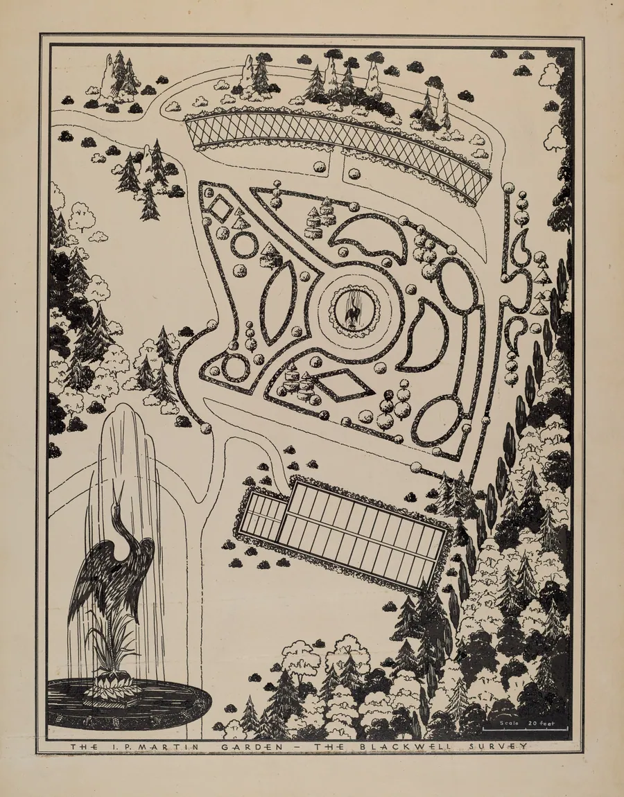 Isaac P. Martin Garden by William Merklin