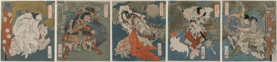 The Cave Door of Spring by Totoya Hokkei
