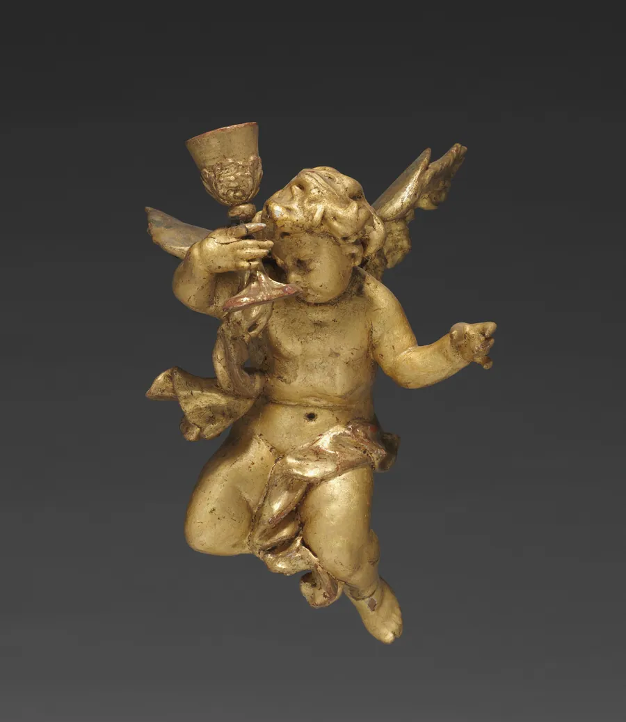 Altarpiece with Relics - Putto, middle right by Joseph Matthias Götz