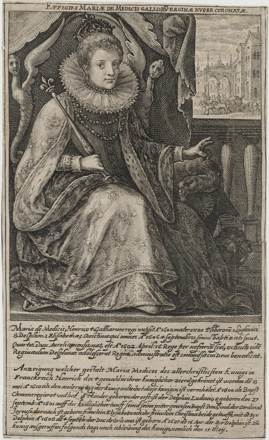 Marie de Medici, Wife of Henry IV of France by Unknown 19th Century