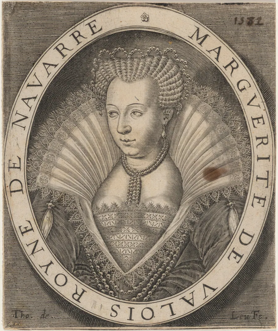 Marguerite de Valois, Wife of Henry of Navarre by Thomas de Leu