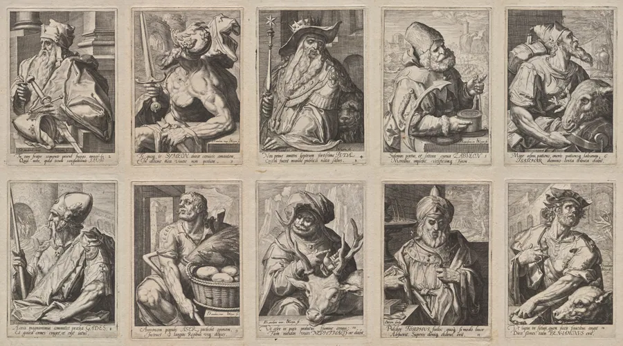 The Twelve Sons of Jacob by Jacob de Gheyn II