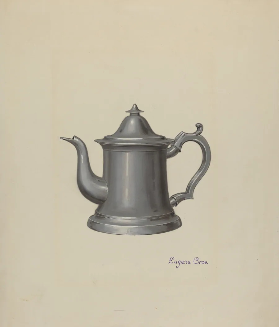 Pewter Teapot by Eugene Croe