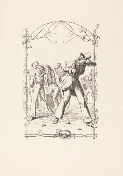 Peter Schlemihl Taunted for His Lack of Shadow
