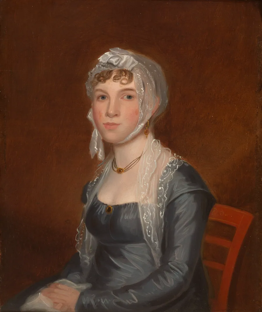 Rachel Bartholomew Davis by James Alexander Simpson, born Georgetown, DC 1805-died Baltimore, MD 1880