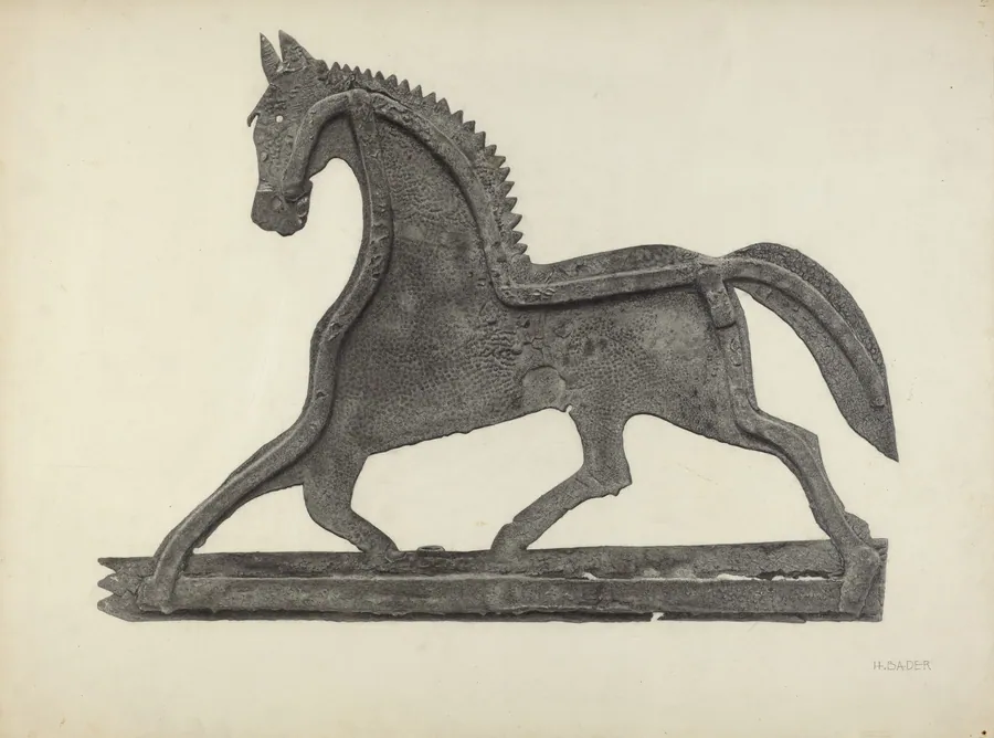 Weather Vane - Horse by Herman Bader