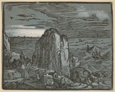 Cliff on a Seashore