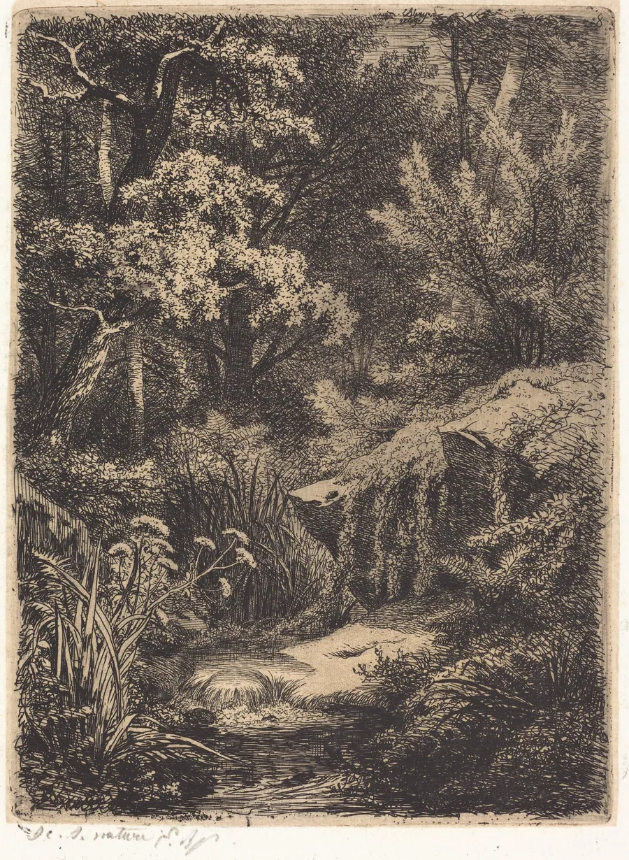 Le petit ruisseau (The Little Brook) by Eugène Bléry