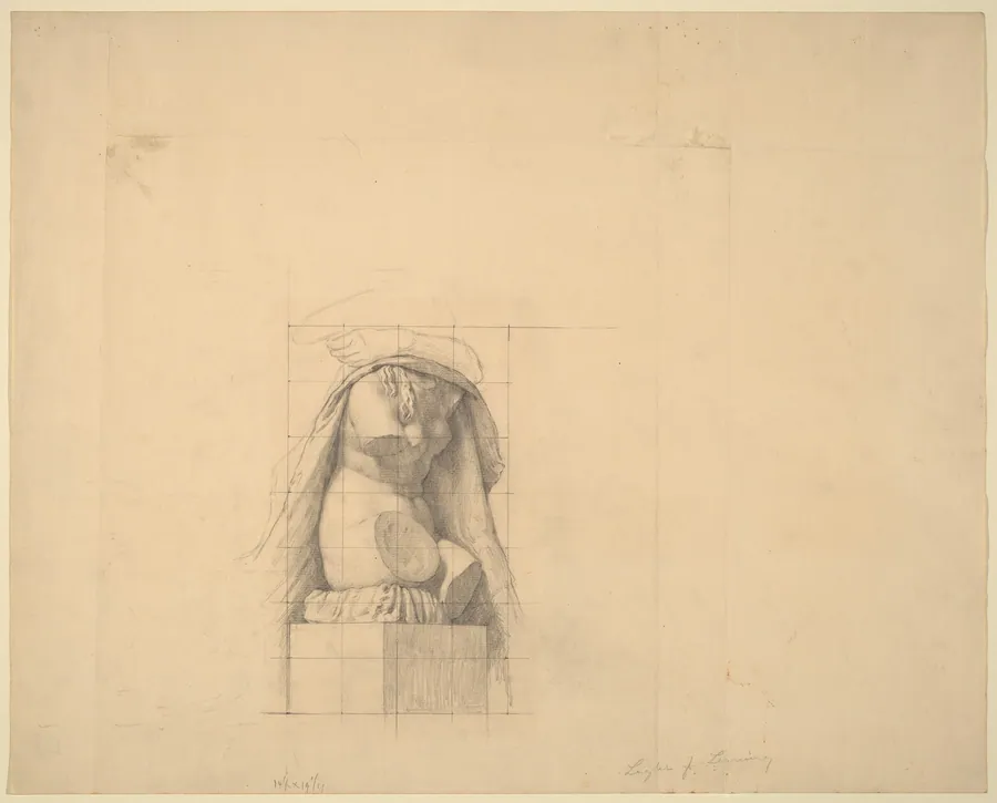 Study of a Plaster Torso by Kenyon Cox
