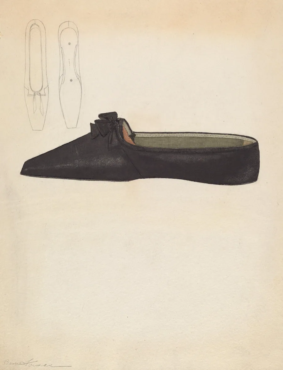 Woman's Slipper by Bessie Forman